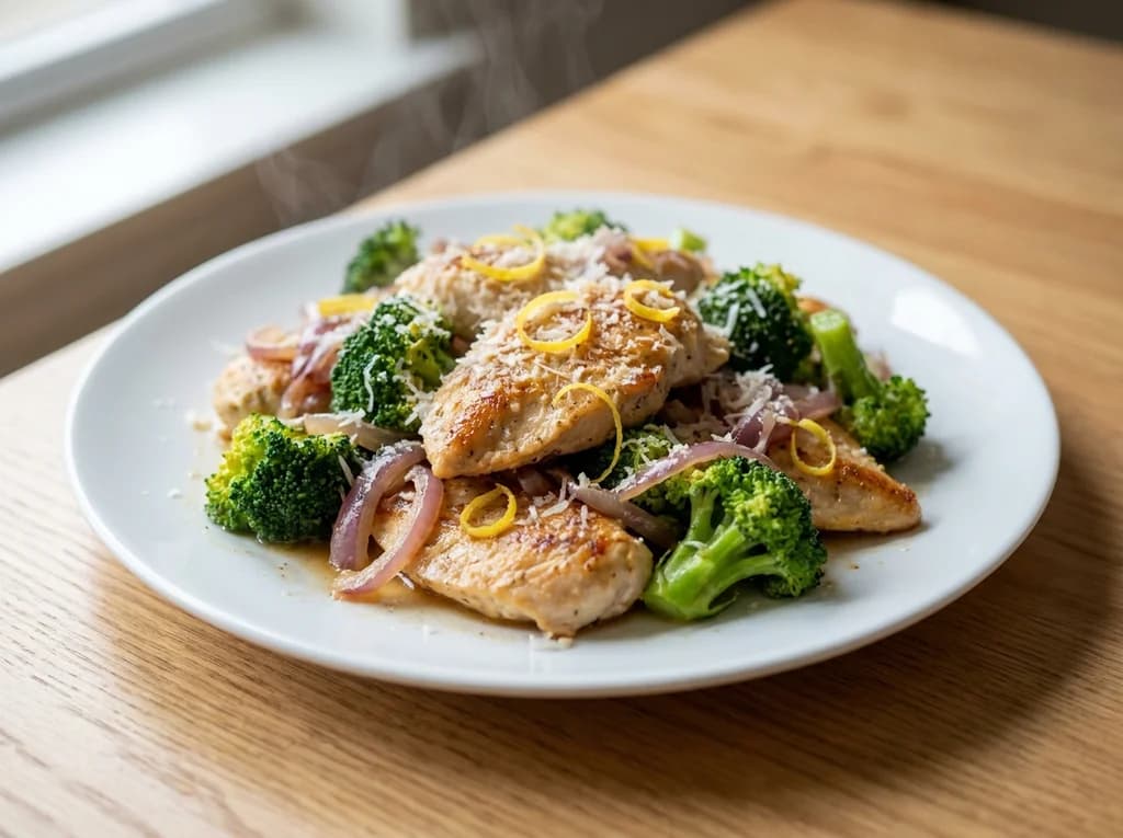 Lemon Chicken with Broccoli