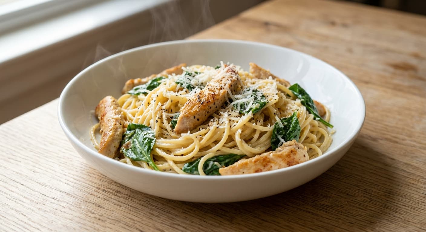 Lemon Garlic Chicken Pasta