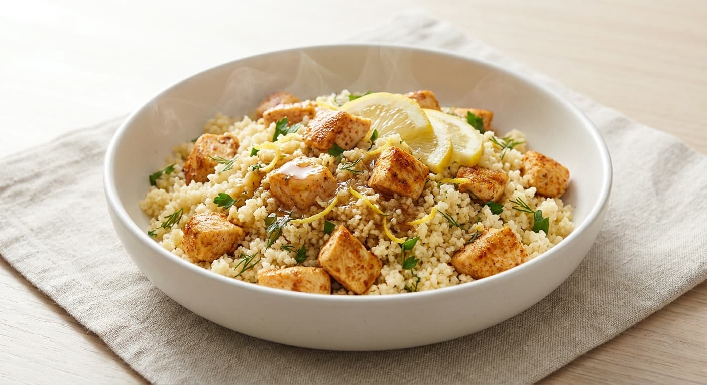Lemon Herb Chicken Couscous