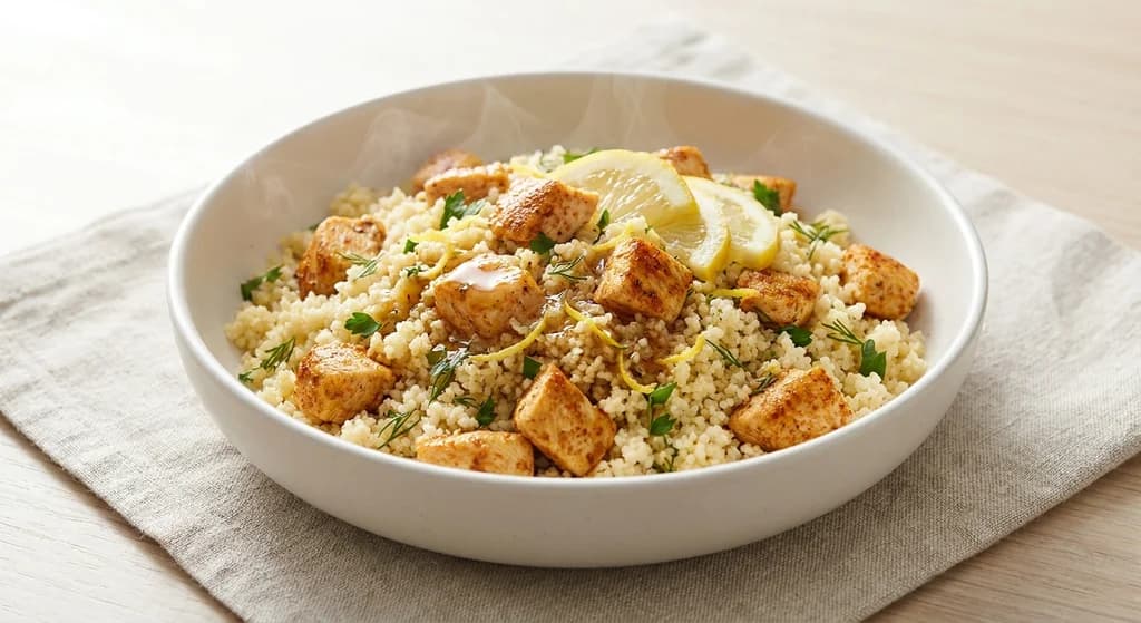 Lemon Herb Chicken Couscous
