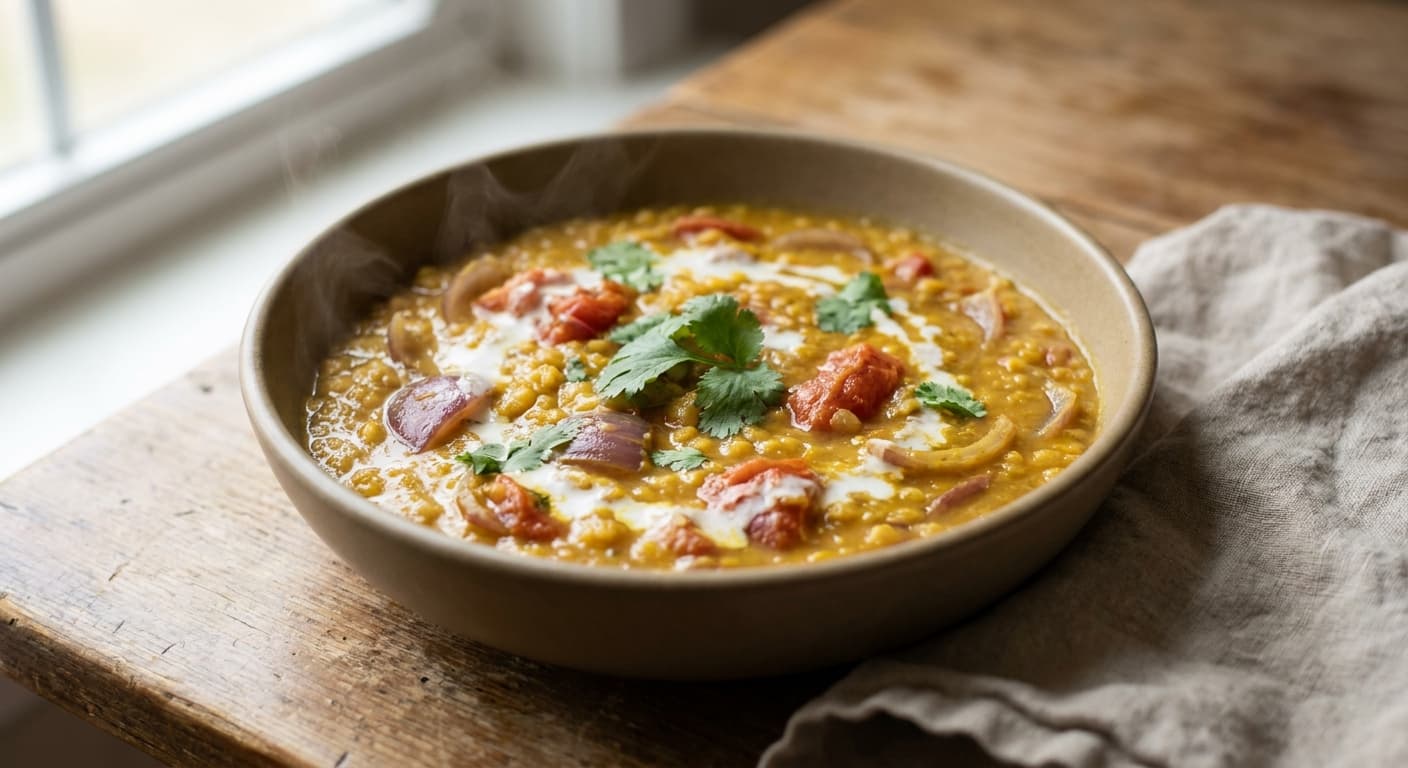 Lentil Curry with Coconut Milk