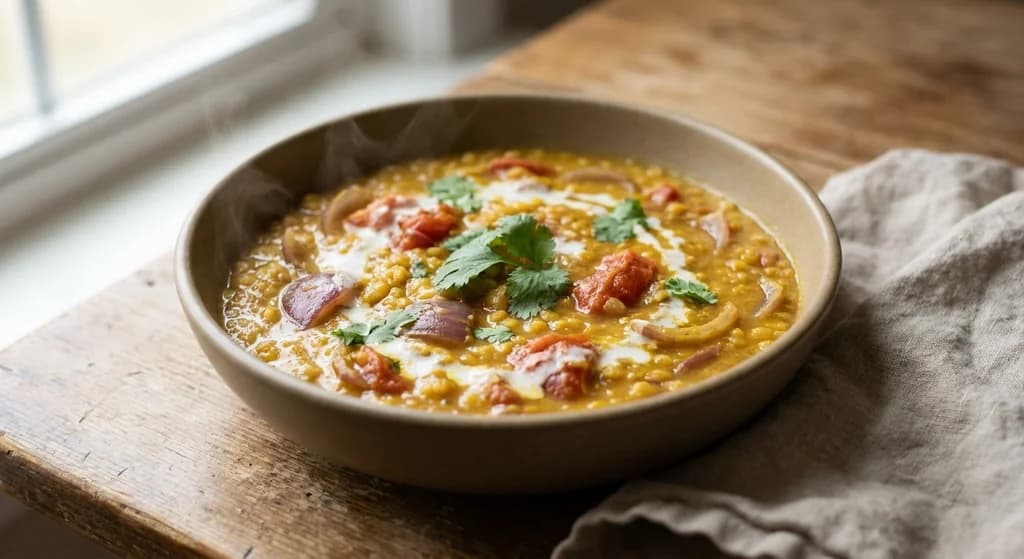 Lentil Curry with Coconut Milk