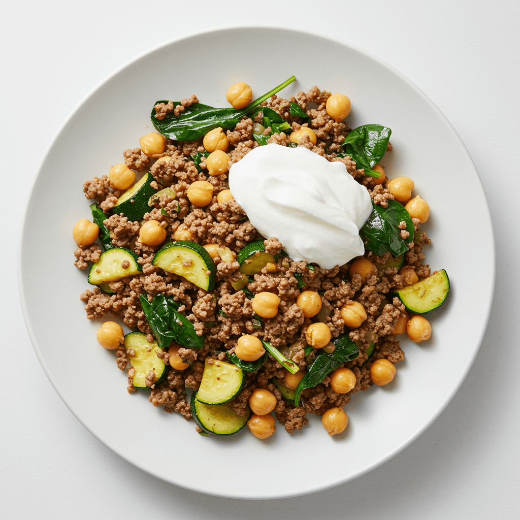 Beef & Chickpea Power Plate