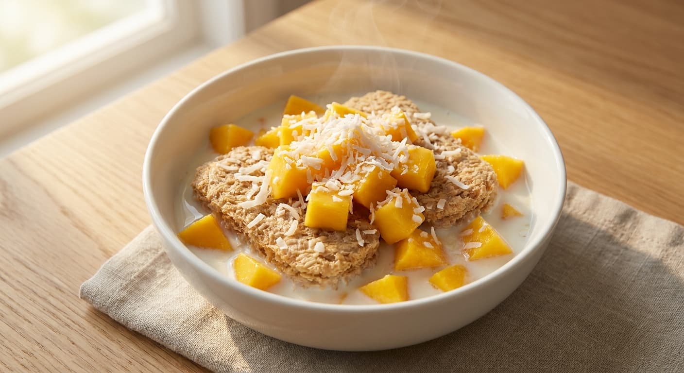 Mango and Coconut Weet-Bix