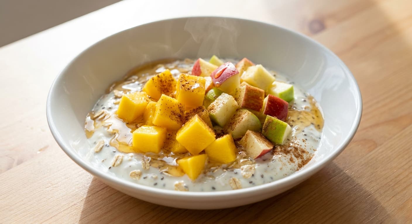 Mango, Apple and Chia Breakfast Bowl