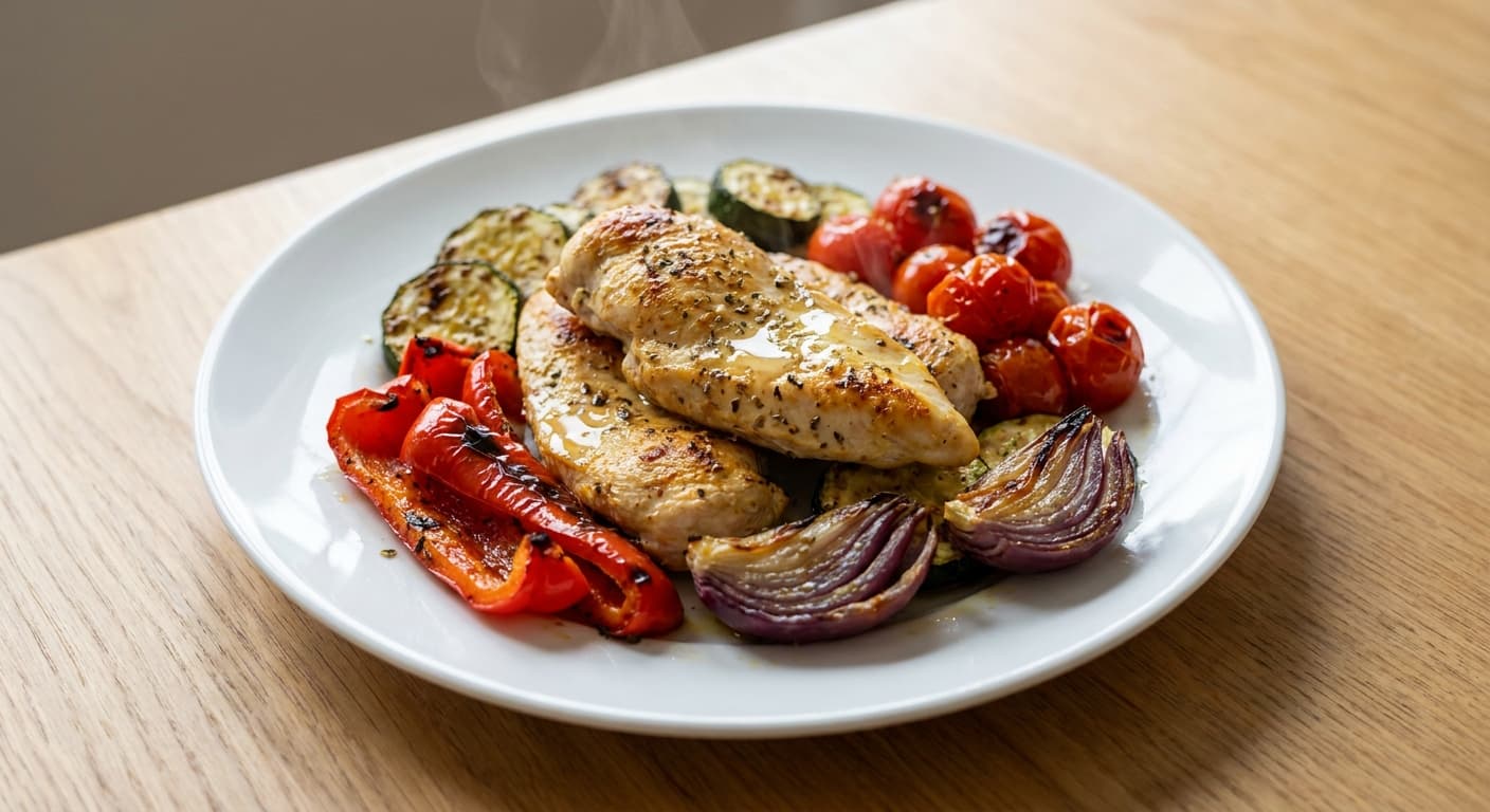 Mediterranean Chicken with Roasted Vegetables