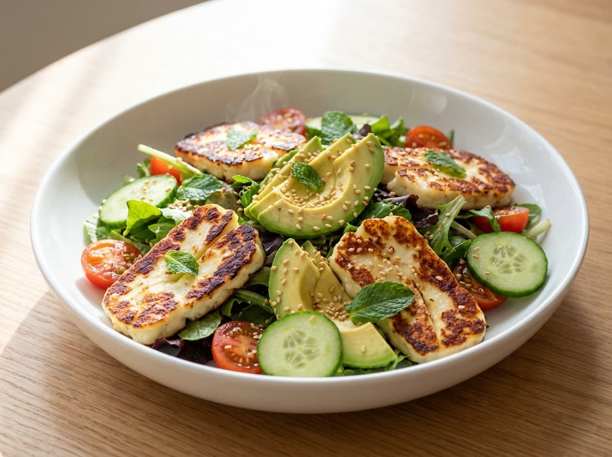 Mediterranean Halloumi Salad