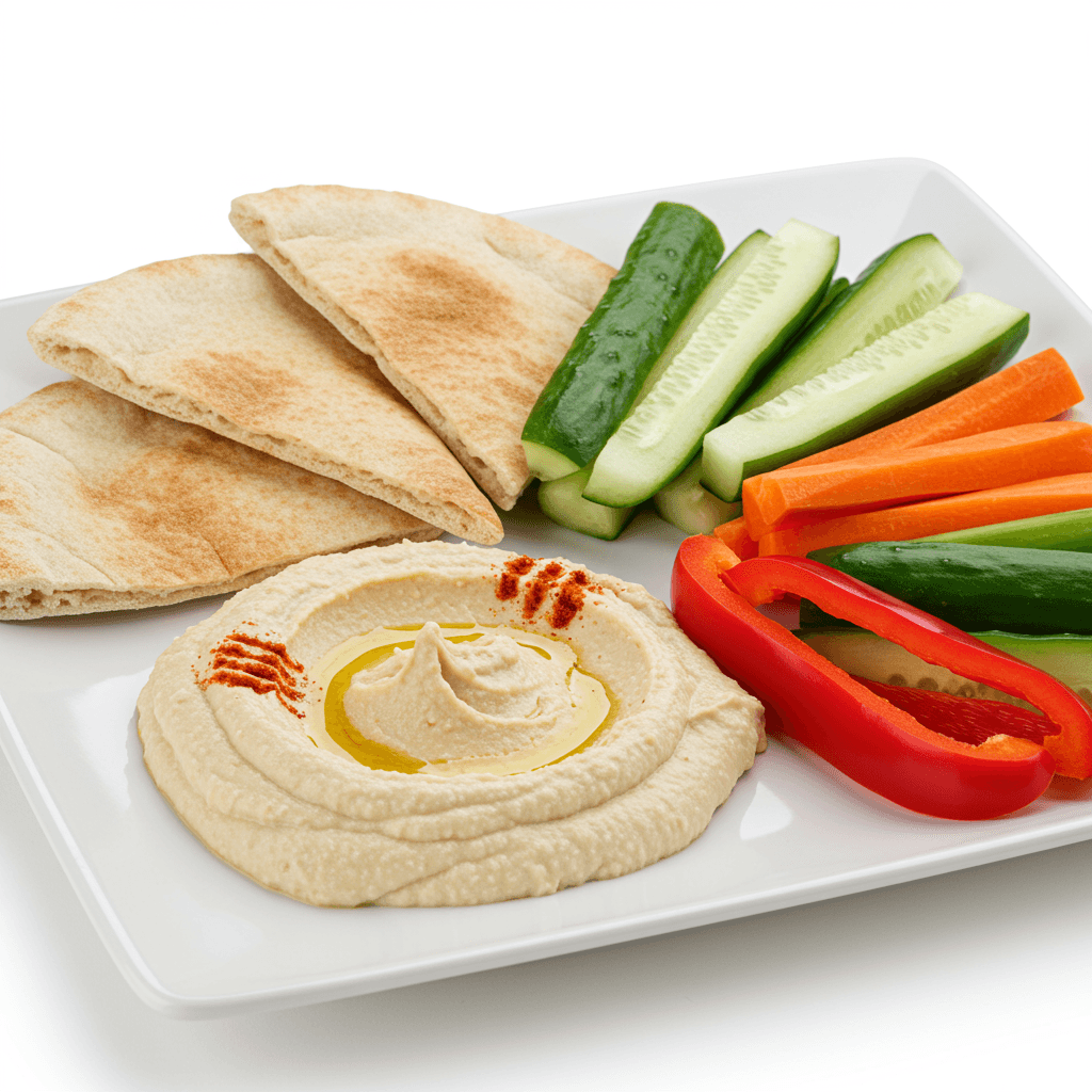 Mediterranean Hummus Veggie Sticks & Pita
