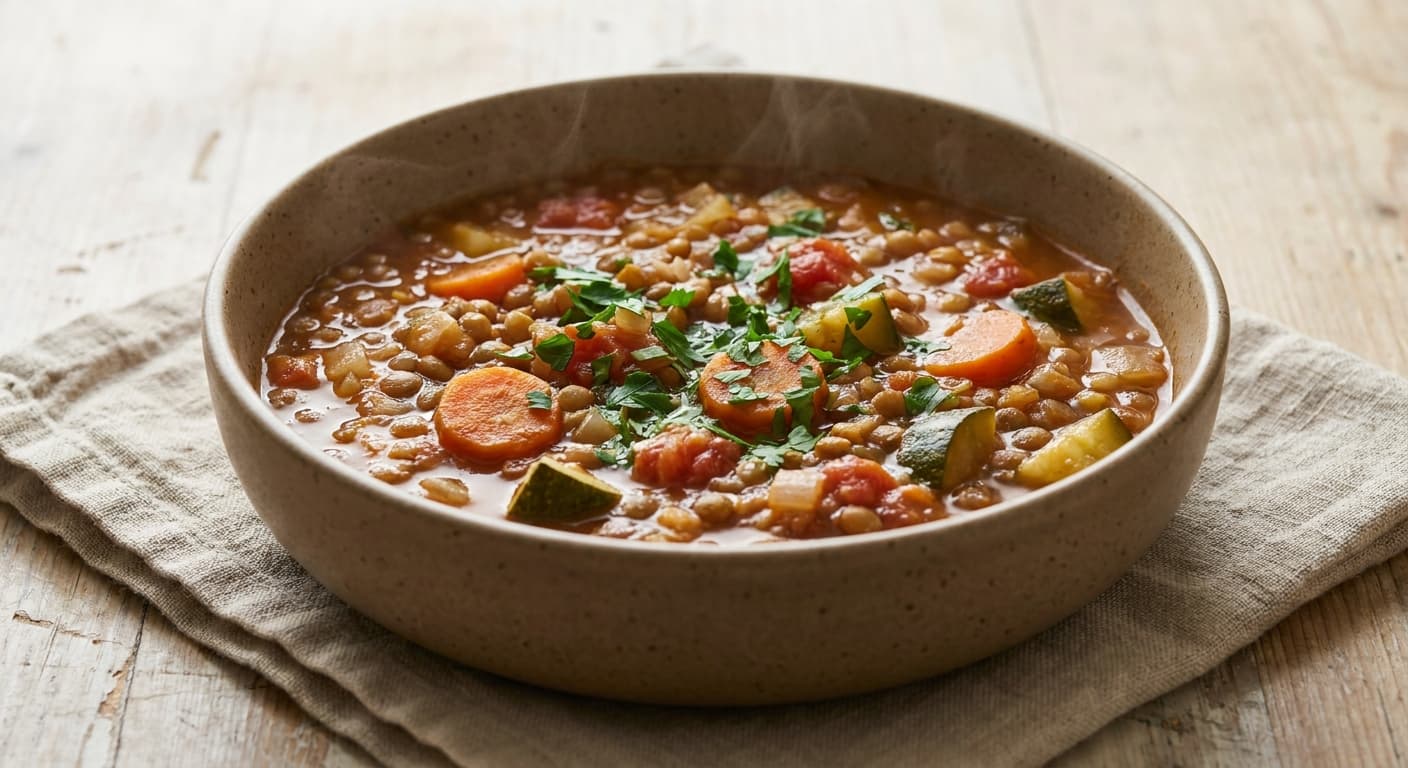 Mediterranean Lentil and Vegetable Stew