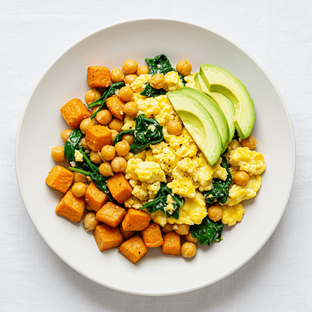 Sweet Potato & Chickpea Scramble