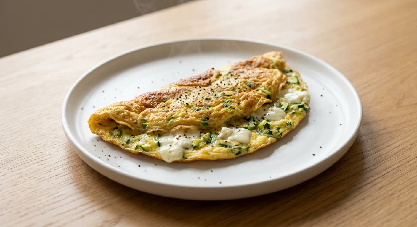 Mediterranean Zucchini Omelet
