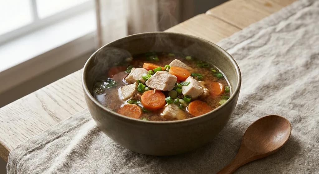 Miso Chicken Soup