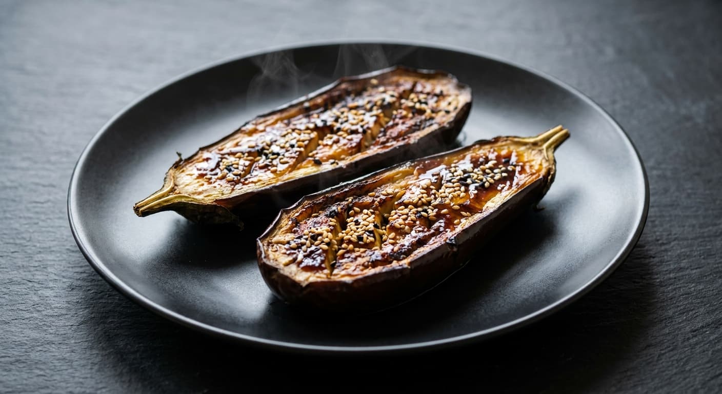 Miso Glazed Eggplant