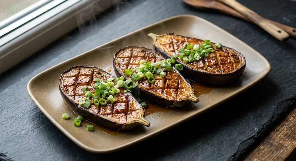 Miso Glazed Eggplant