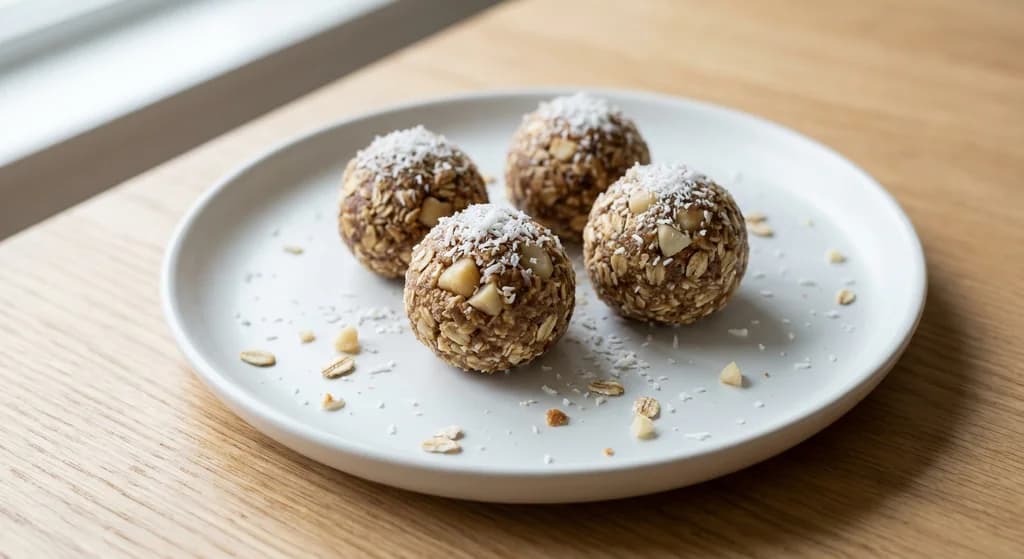 Oat, Date & Macadamia Energy Balls