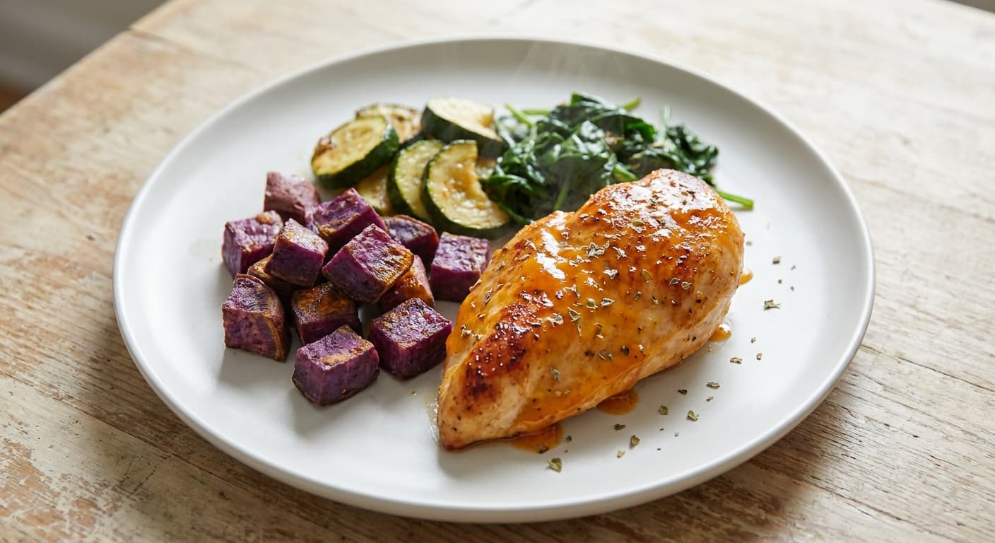 Orange & Herb Chicken with Sweet Potato