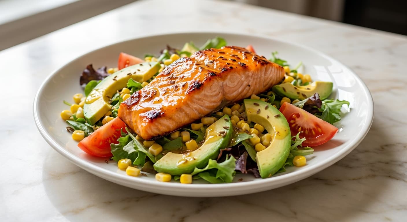 Orange Salmon Salad