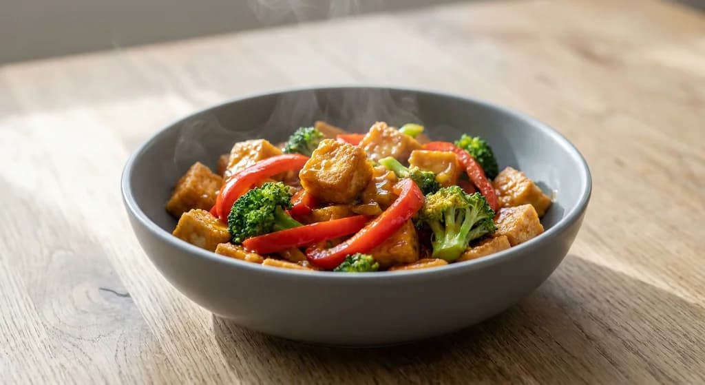 Orange Tofu Stir-Fry