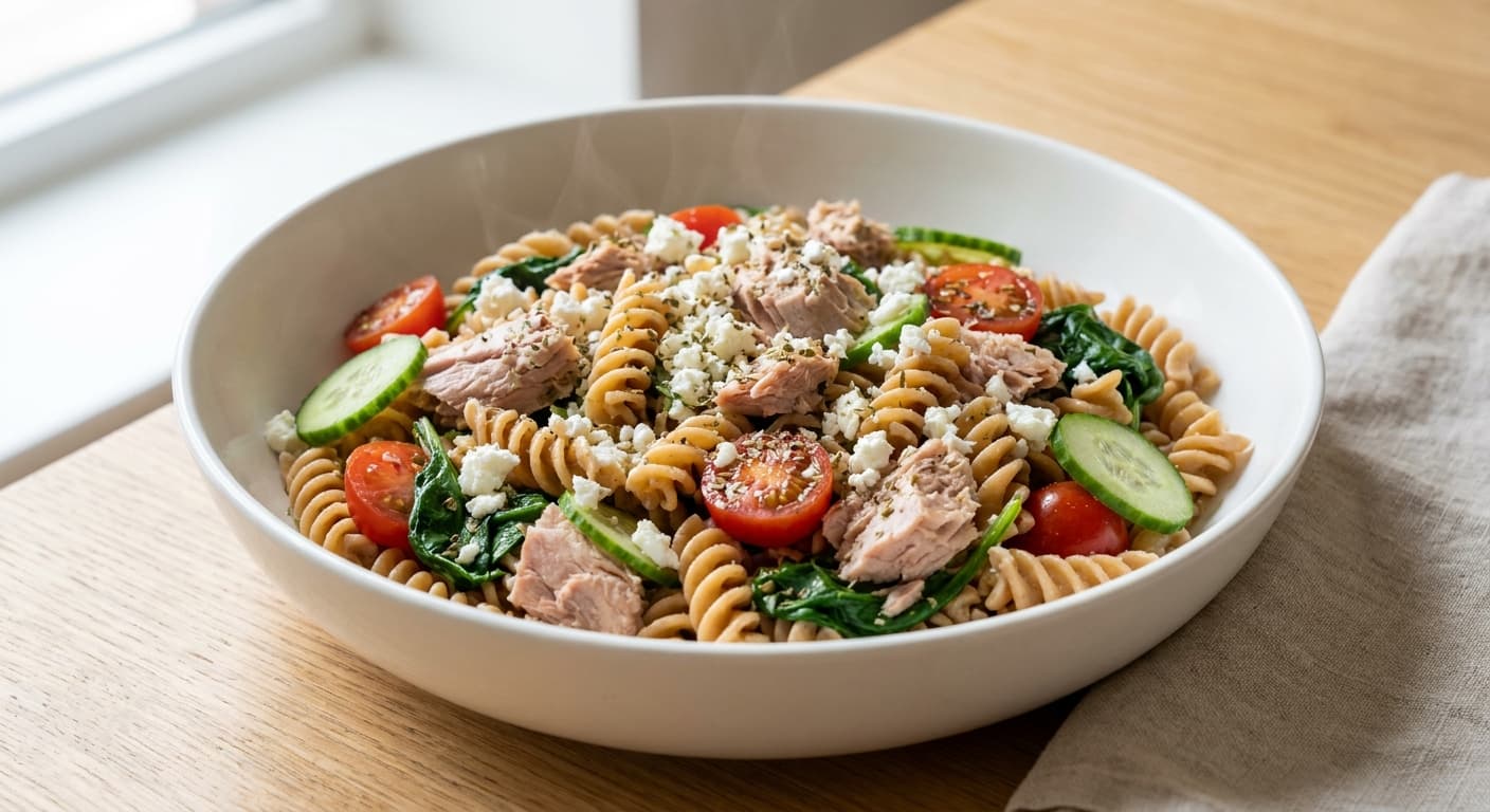 Orange Tuna Pasta Salad