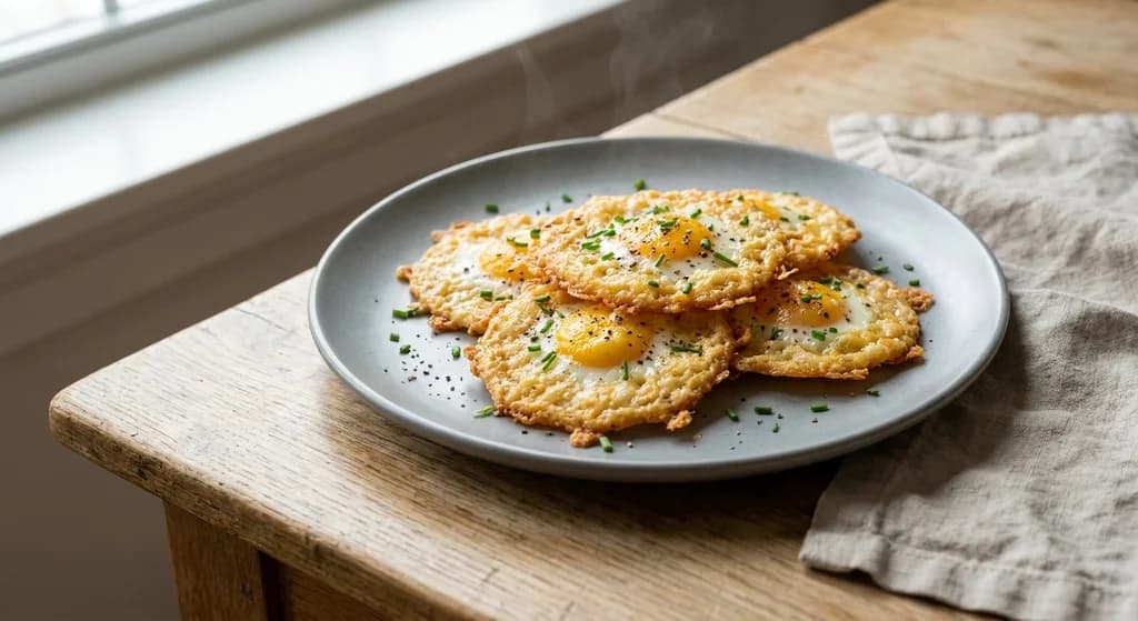 Parmesan Egg Crisps