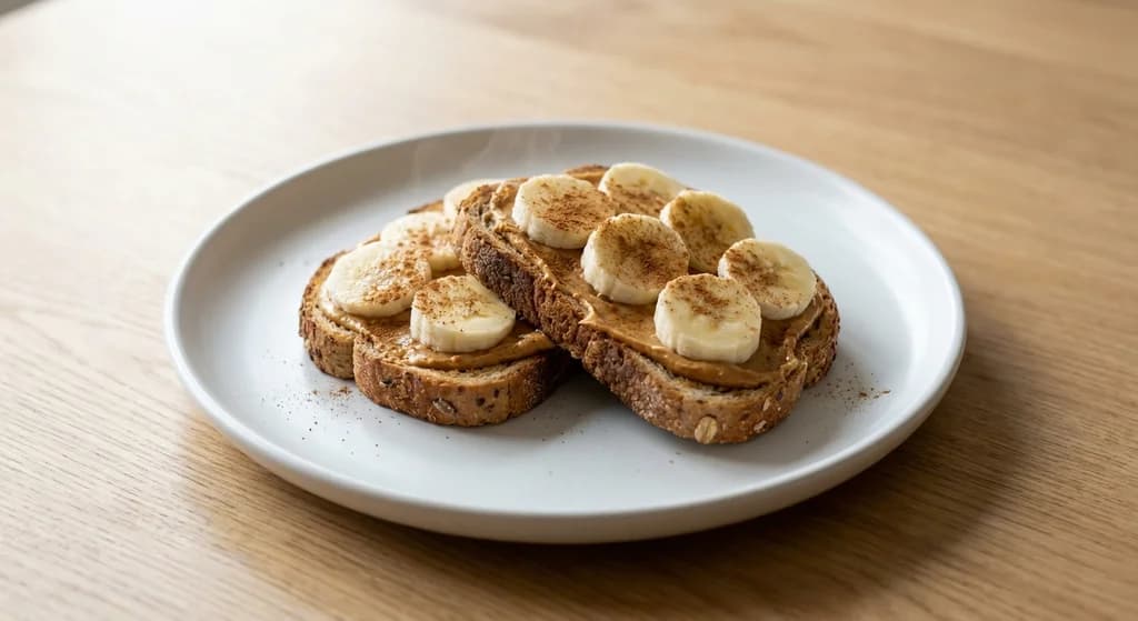 Peanut Butter Banana Protein Toast