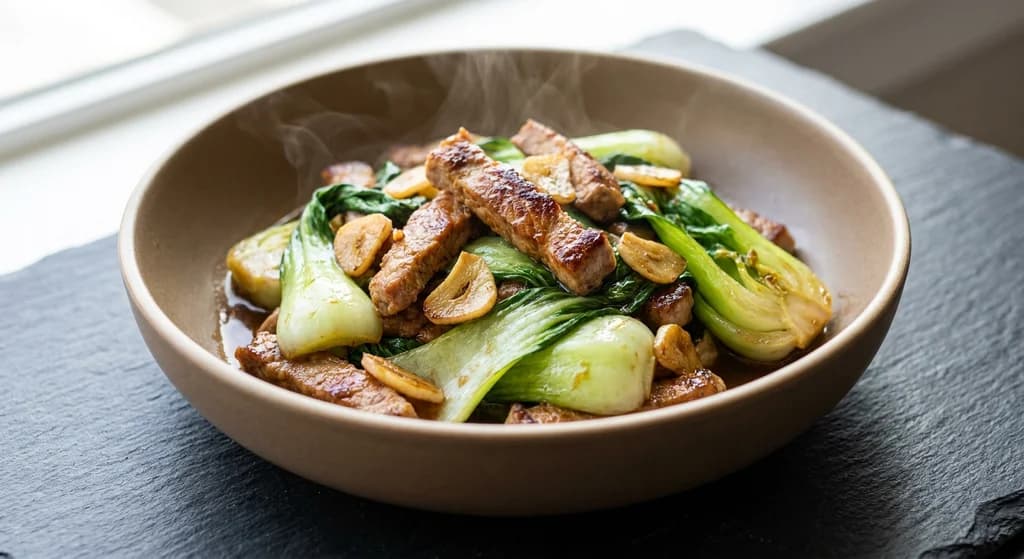 Pork and Bok Choy Stir-Fry