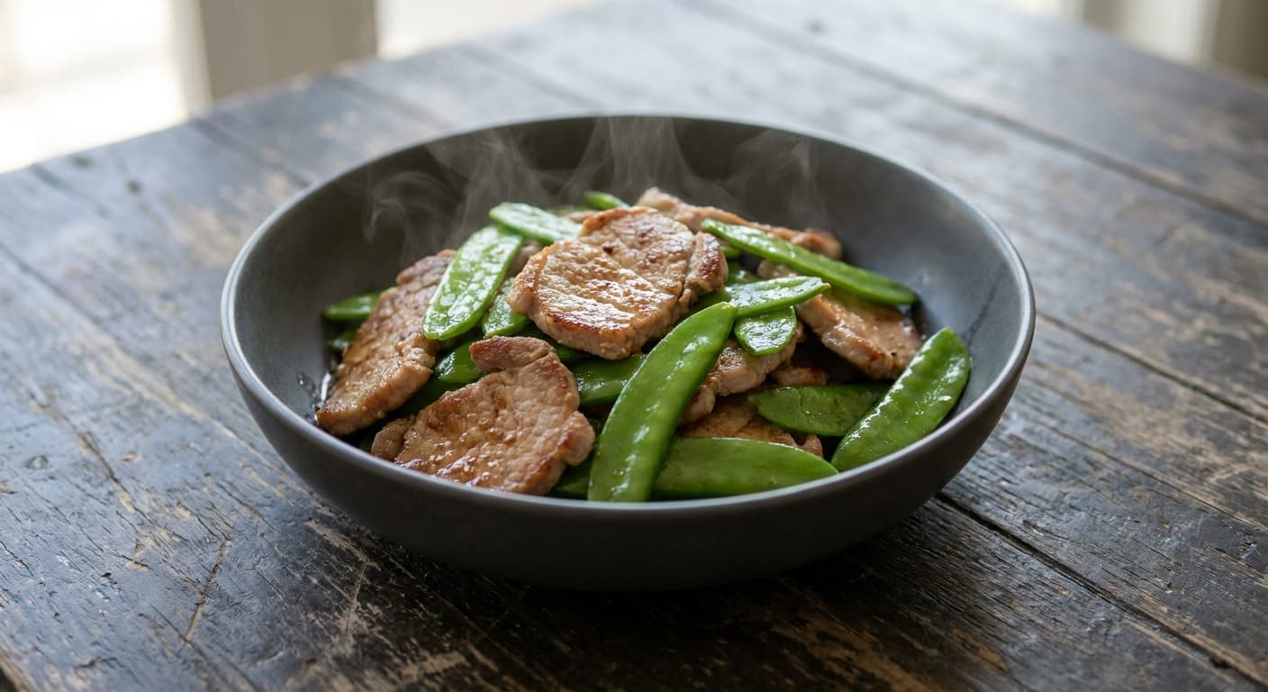 Pork and Snow Pea Stir-Fry