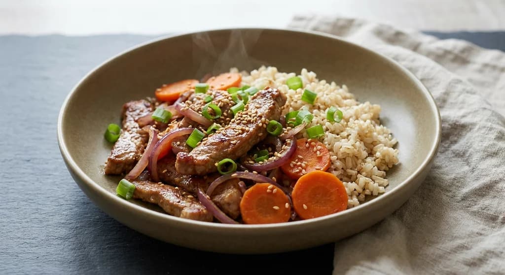 Pork Bulgogi & Vegetables