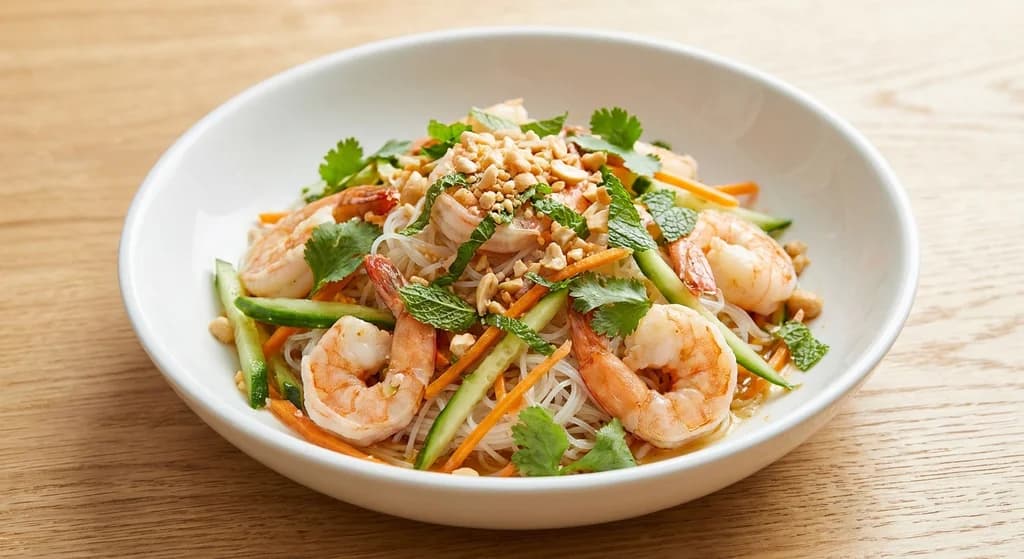 Prawn and Rice Noodle Salad