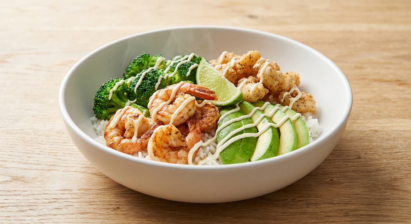 Prawn & Avo Poke Bowl