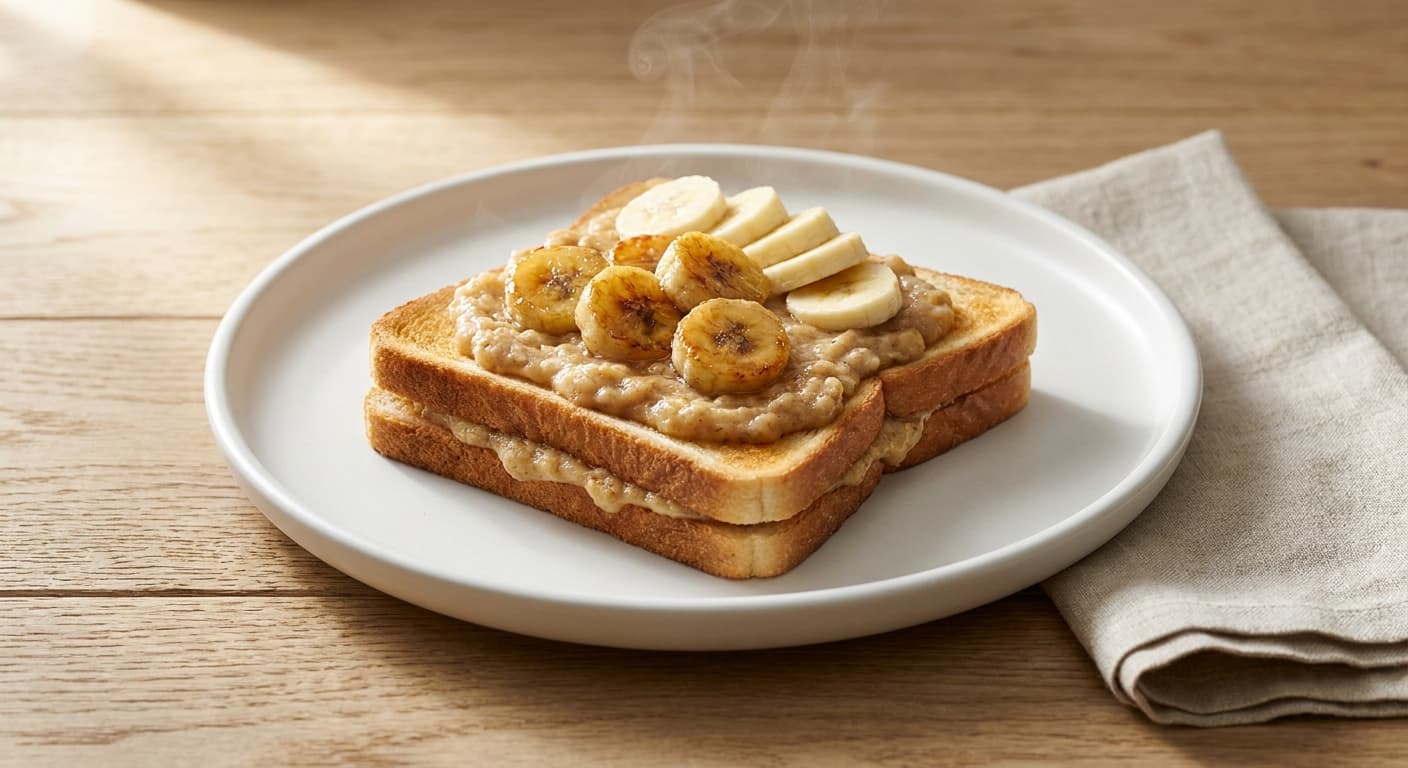 Protein banana toast