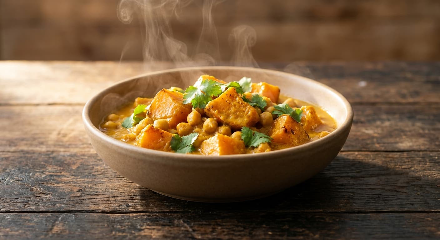 Pumpkin and Chickpea Curry