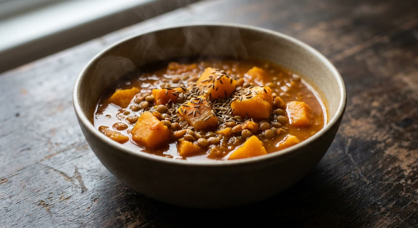 Pumpkin and Lentil Stew