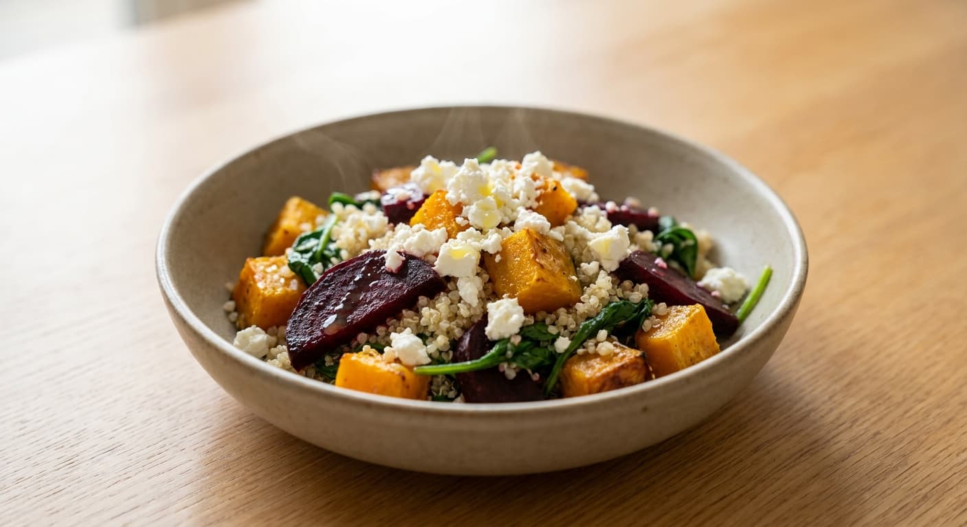 Pumpkin, Beetroot & Quinoa Bowl