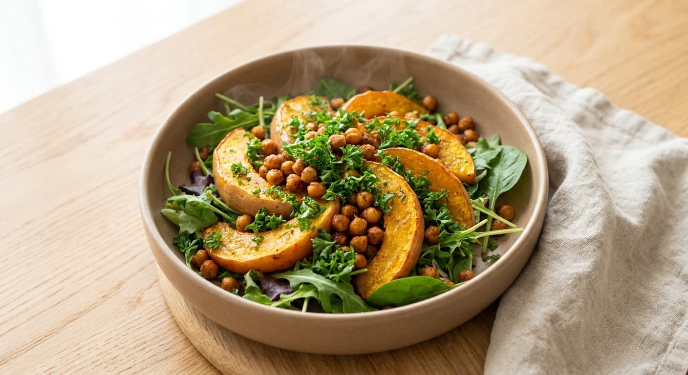 Pumpkin & Chickpea Warm Salad