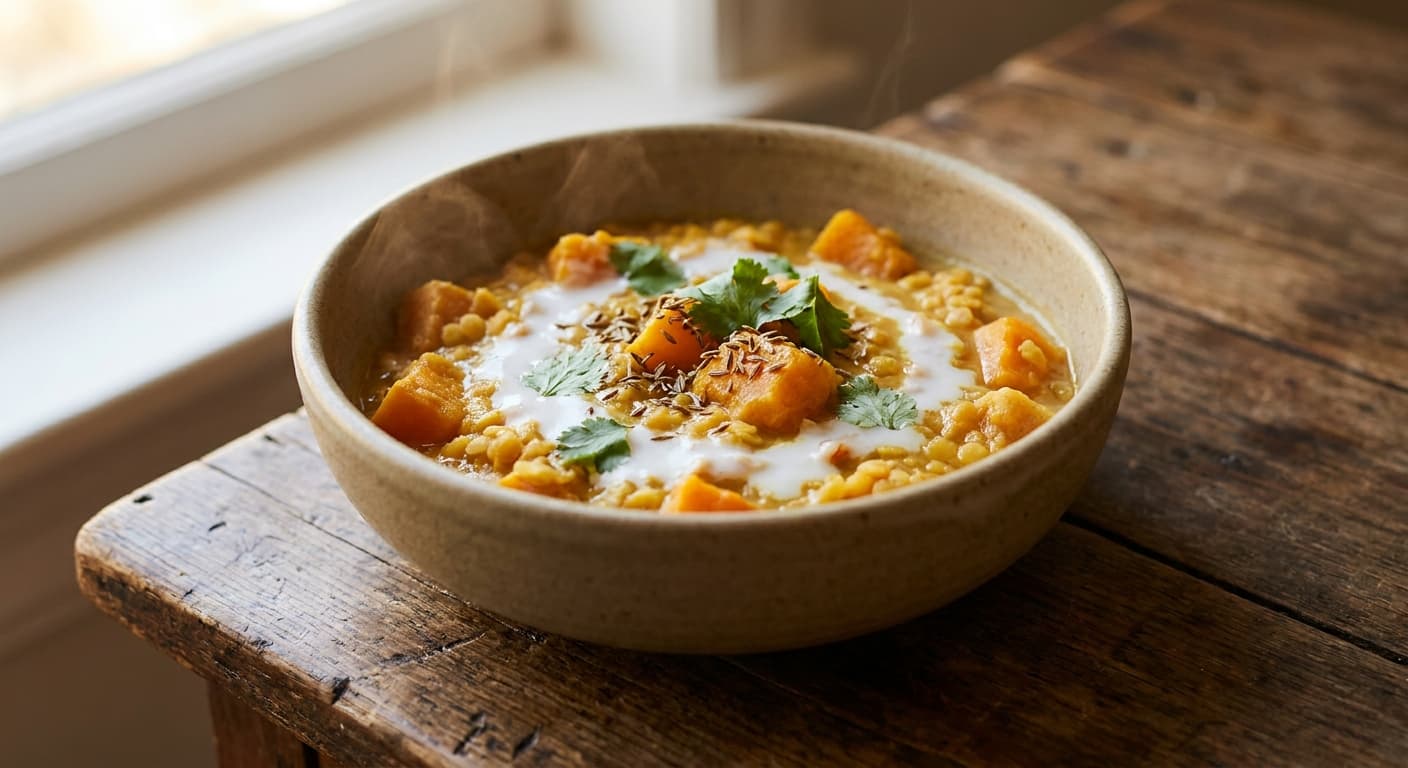 Pumpkin Coconut Dal