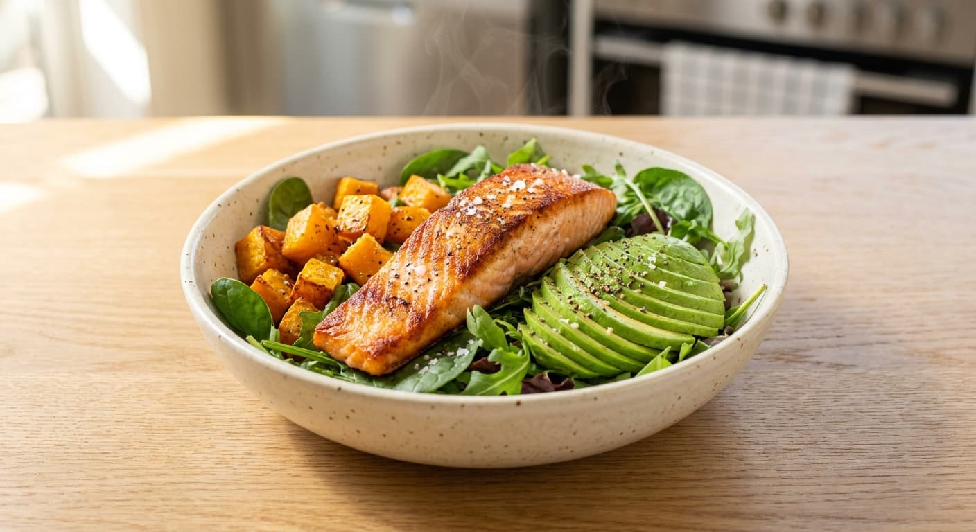 Pumpkin & Salmon Salad