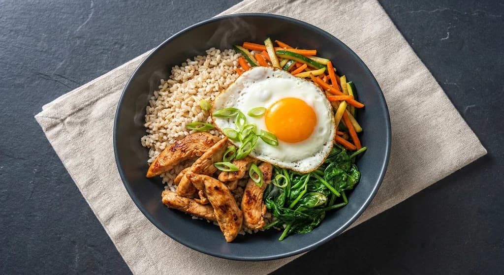 Quick Chicken Bibimbap