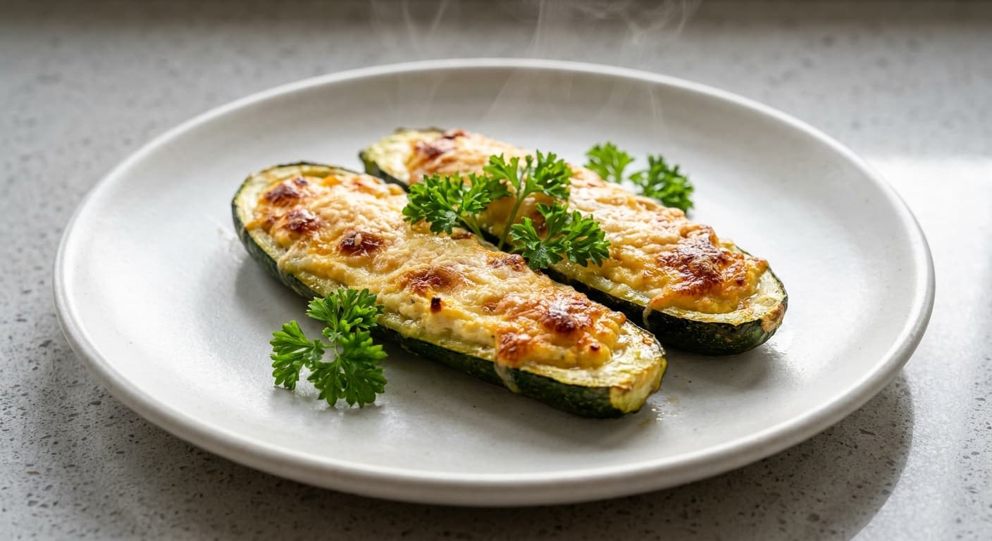 Ricotta-Stuffed Zucchini