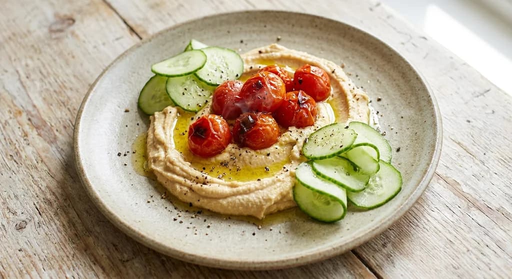 Roasted Tomato & Hummus Cups