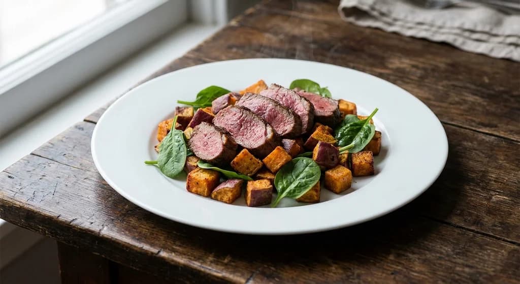 Roo & Sweet Potato Roast