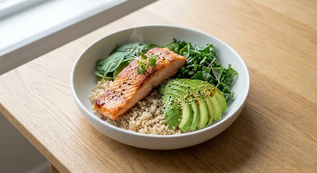 Salmon and Avocado Bowl