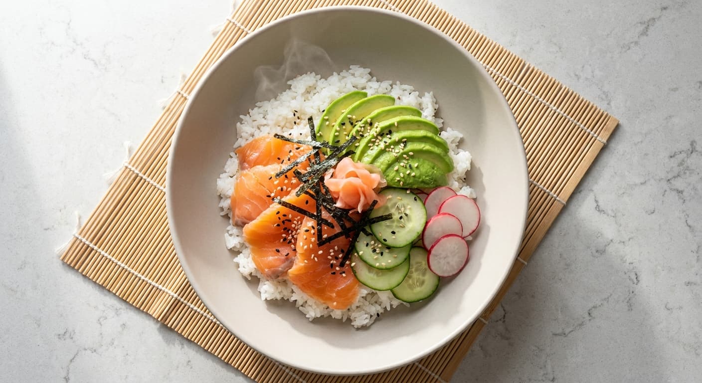 Salmon & Avocado Poke-Style Bowl