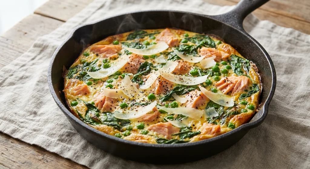 Salmon & Pea Frittata