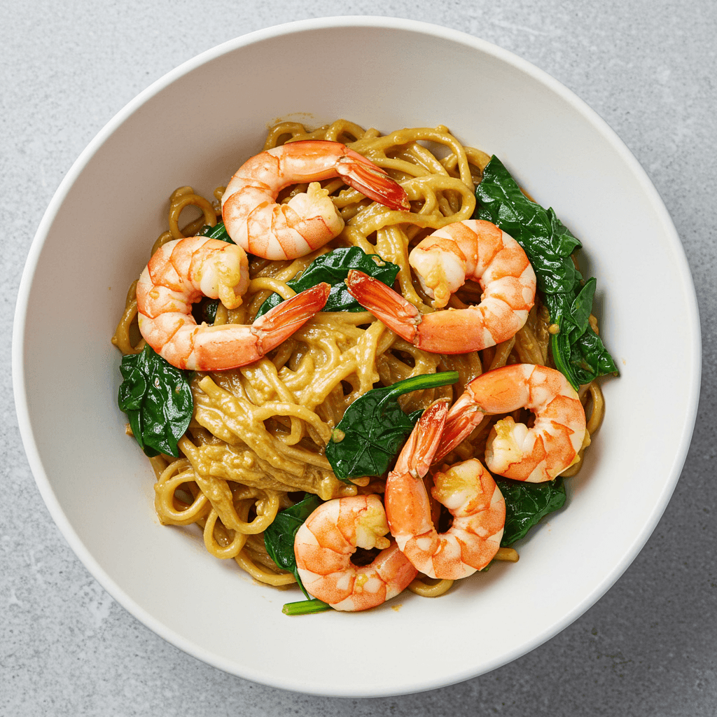 Satay Prawn Noodles