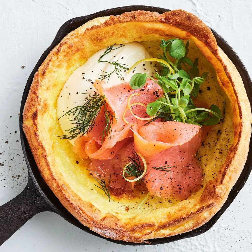 Savoury dutch baby pancake