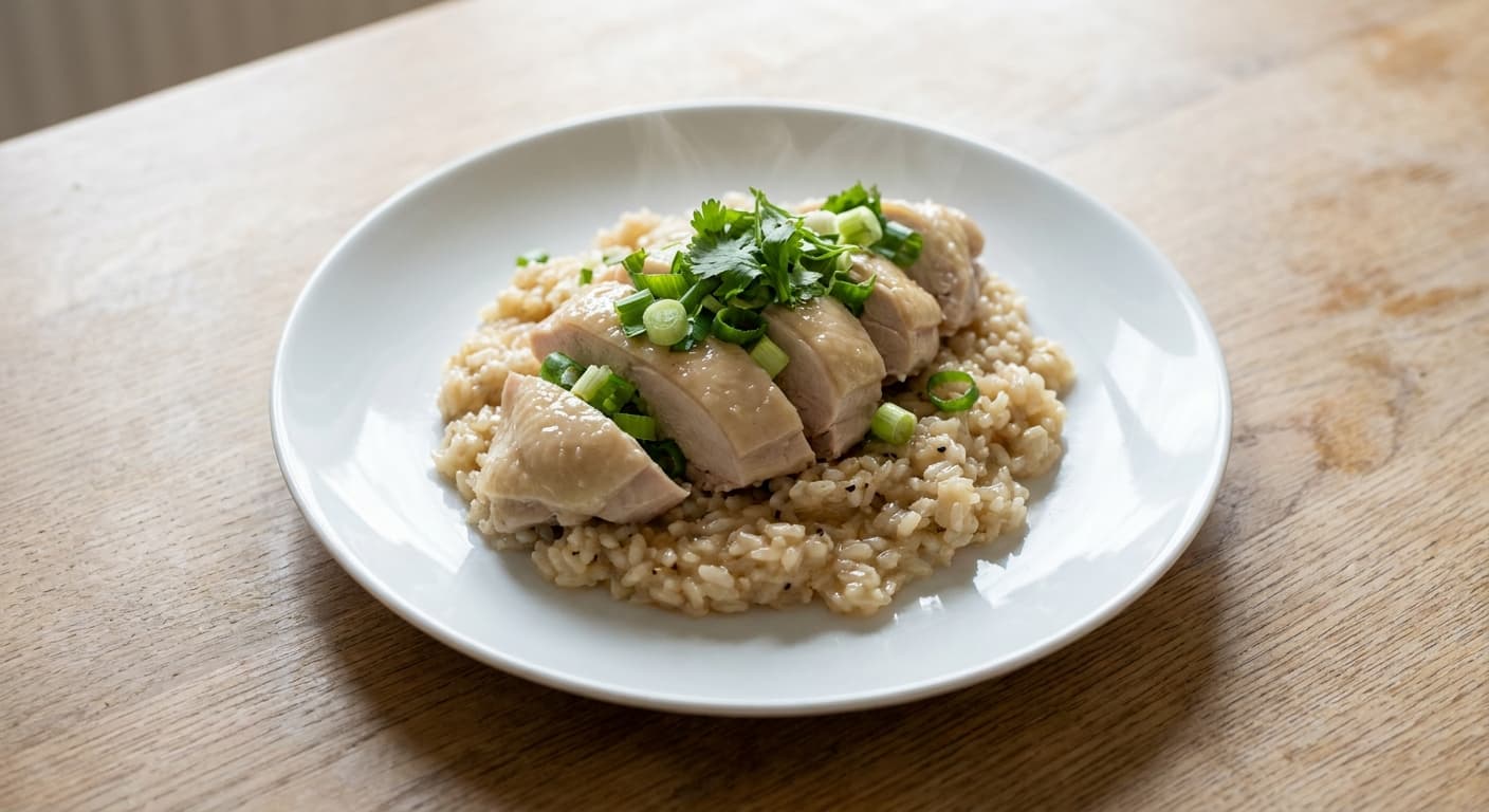 Simplified Hainanese Chicken Rice