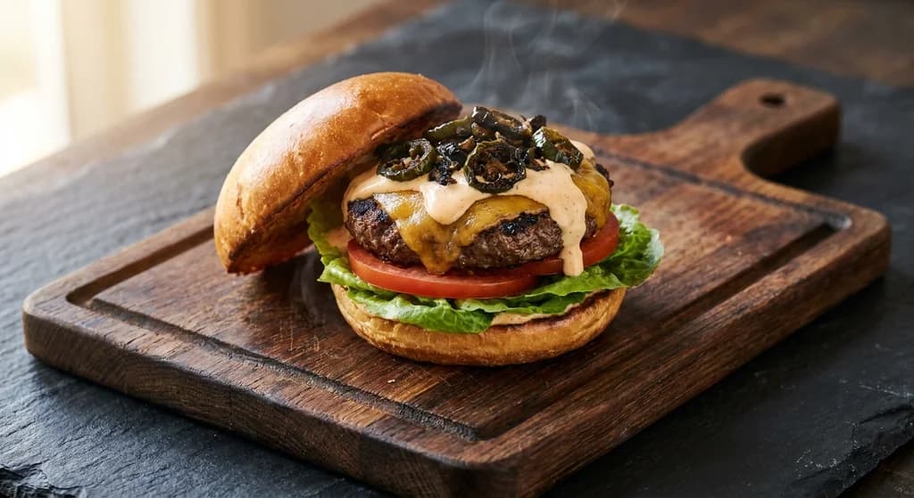 Spicy Jalapeño Burger