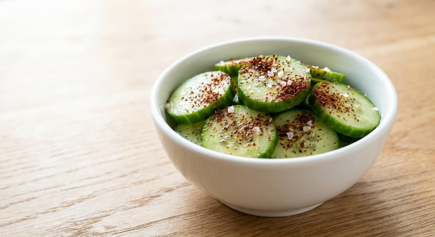 Spicy Mexican Cucumber Snack