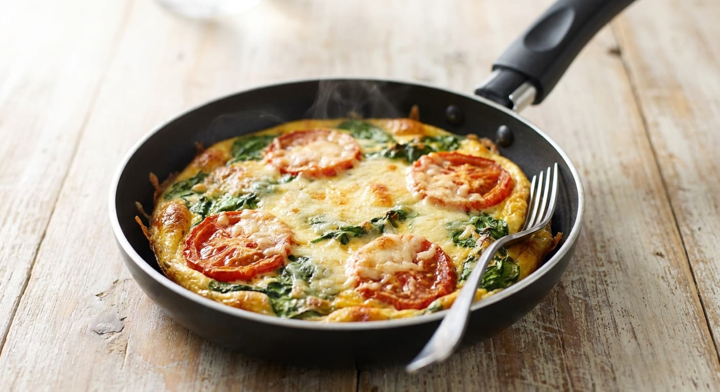 Spinach and Tomato Frittata